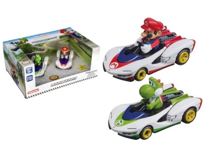 MARIO KART - Mario & Yoshi - Twinpack PWing Pull Back Action 