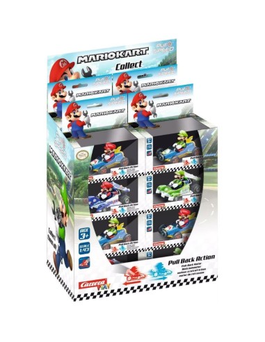 MARIO KART - Voitures spéciales - Display 24pcs Pull Back Action 