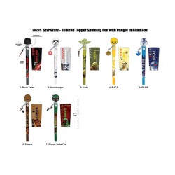 STAR WARS - Stylo rotatif 3D Head Topper (Display de 12 pcs)  2