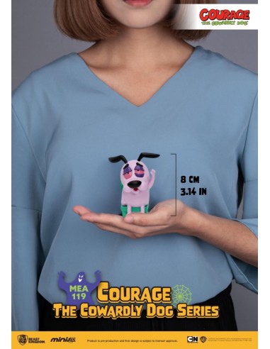 COURAGE LE CHIEN FROUSSARD - Set 6 Figurine 8cm 