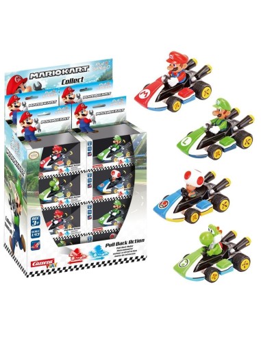 MARIO KART 8 - Voitures - Display 24pcs Pull Back Action 