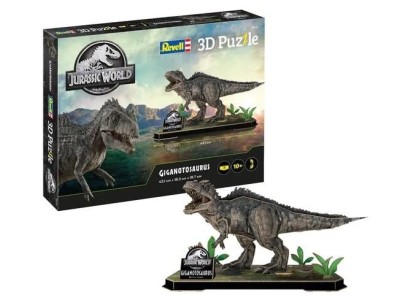 JURASSIC WORLD - Giganotosaurus - Puzzle 3D 60pcs 