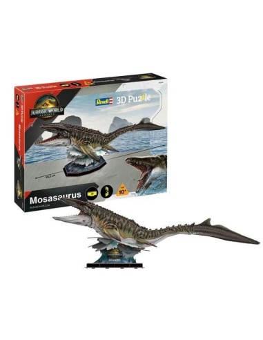 JURASSIC WORLD - Rebirth Mosasaurus - Puzzle 3D xxpcs 