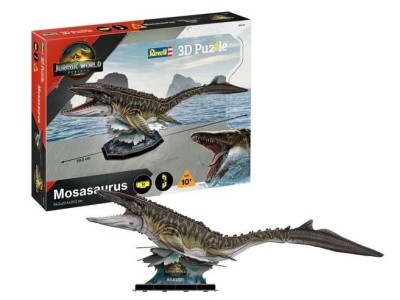 JURASSIC WORLD - Rebirth Mosasaurus - Puzzle 3D xxpcs 