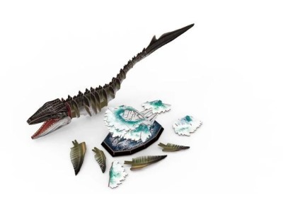 JURASSIC WORLD - Rebirth Mosasaurus - Puzzle 3D xxpcs 