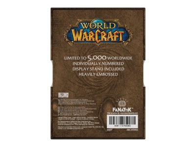 WORLD OF WARCRAFT - Cover - Lingot Edition Limitée 