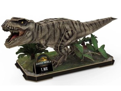 JURASSIC WORLD - T-Rex - Puzzle 3D 45pcs 