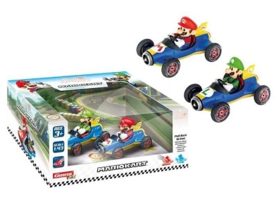 MARIO KART 8 - Mario & Luigi - Twinpack Pull Back Action 