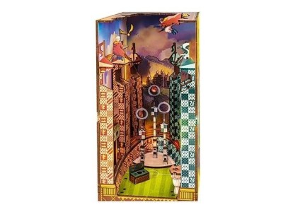 HARRY POTTER-BOOK NOOK KIT -Terrain de Quidditch -124pc +Eclairage LED 