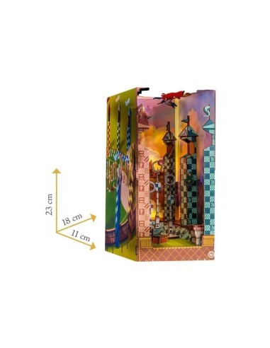 HARRY POTTER-BOOK NOOK KIT -Terrain de Quidditch -124pc +Eclairage LED 