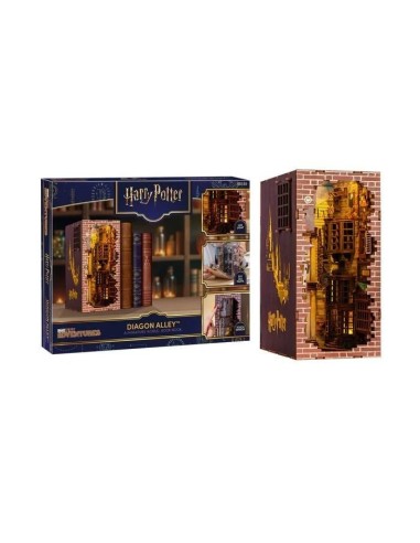 HARRY POTTER -BOOK NOOK KIT -Chemin de Traverse - 202pc +Eclairage LED 