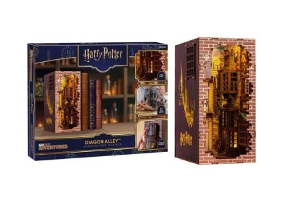 HARRY POTTER -BOOK NOOK KIT -Chemin de Traverse - 202pc +Eclairage LED 