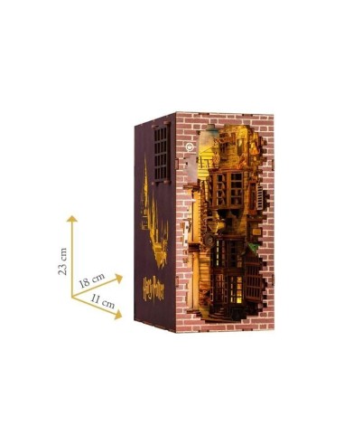 HARRY POTTER -BOOK NOOK KIT -Chemin de Traverse - 202pc +Eclairage LED 