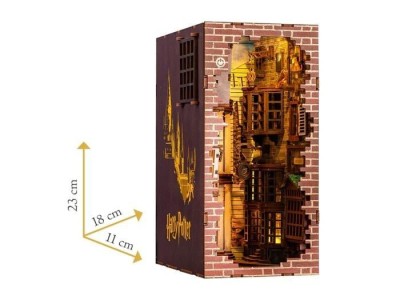 HARRY POTTER -BOOK NOOK KIT -Chemin de Traverse - 202pc +Eclairage LED 
