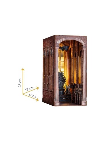 GAME OF THRONES - BOOK NOOK KIT - Thrône de Fer - 91pc + Eclairage LED 