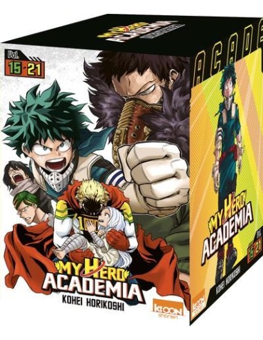 MY HERO ACADEMIA - Coffret - Tome 15 à 21 