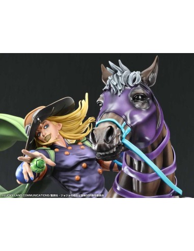 JOJO PART 7 - Gyro Zeppeli & Valkyrie -Statuette Super Figure Art 31cm 