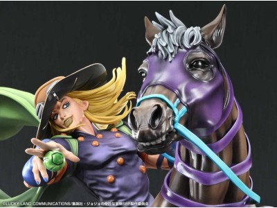 JOJO PART 7 - Gyro Zeppeli & Valkyrie -Statuette Super Figure Art 31cm 