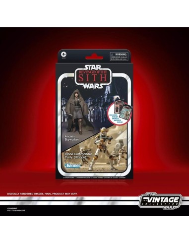 STAR WARS 3 - Anakin & Commandant Cody - Fig. Vintage Collection 10cm 