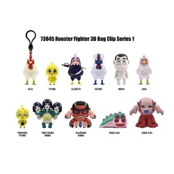 COQ DE BASTON - Series 1 - 3D Foam Bag Clip (Display 24 Pcs)  2