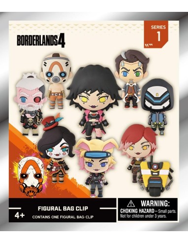 BORDERLANDS - Series 1 - 3D Foam Bag Clip (Display 24 Pcs) 