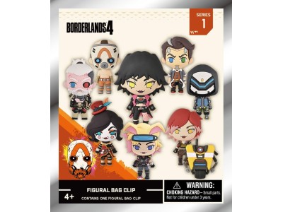 BORDERLANDS - Series 1 - 3D Foam Bag Clip (Display 24 Pcs) 