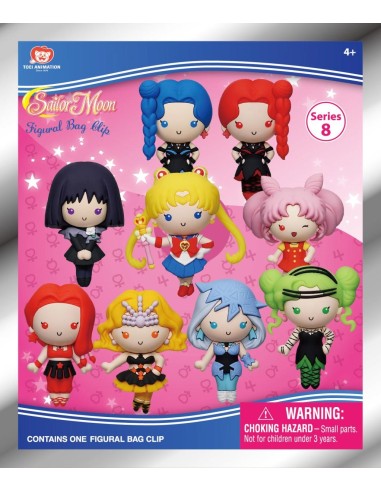 SAILOR MOON - Series 8 - 3D Foam Bag Clip (Display 24 Pcs) 