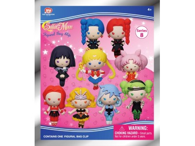 SAILOR MOON - Series 8 - 3D Foam Bag Clip (Display 24 Pcs) 