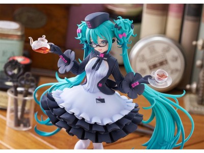 HATSUNE MIKU - Miku Glasses x Cafe - Pop Up Parade 18cm 
