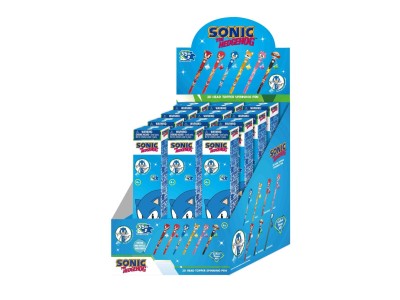 SONIC - Stylo rotatif 3D Head Topper (Display de 12 pcs) 