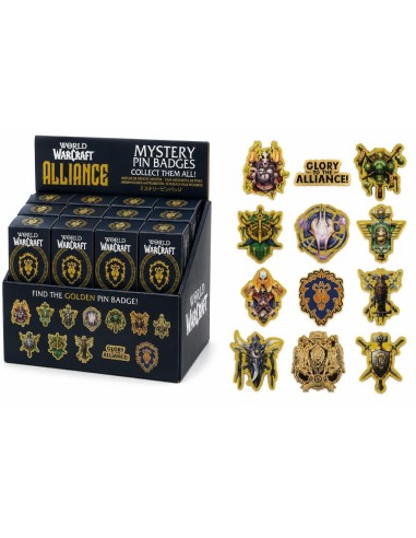 WORLD OF WARCRAFT - Alliance - Mystery Box de 12 Pin's 