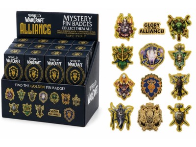 WORLD OF WARCRAFT - Alliance - Mystery Box de 12 Pin's 