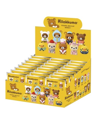 RILAKKUMA - Series 1 - 3D Foam Bag Clip (Display 24 Pcs) 