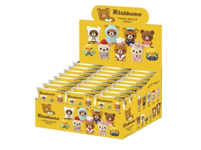 RILAKKUMA - Series 1 - 3D Foam Bag Clip (Display 24 Pcs) 
