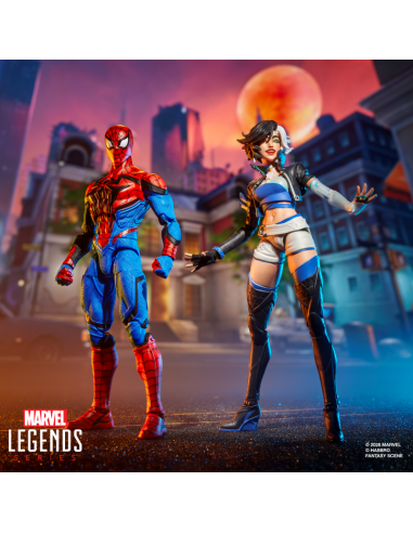 MARVEL RIVALS - Spider-Man & Luna Snow - Figurine Legends Series 15cm 