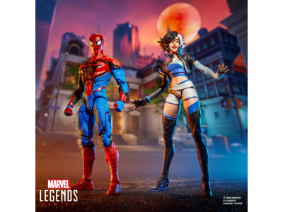 MARVEL RIVALS - Spider-Man & Luna Snow - Figurine Legends Series 15cm 