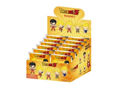 DRAGON BALL Z -Serie 1 -3D Foam Magnets in blind bags (Display 12 Pcs) 