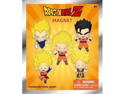 DRAGON BALL Z -Serie 1 -3D Foam Magnets in blind bags (Display 12 Pcs) 