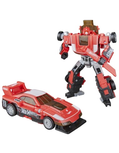 TRANSFORMERS X HOT WHEELS - GT Scorcher -Figurine Collaborative 12.5cm 
