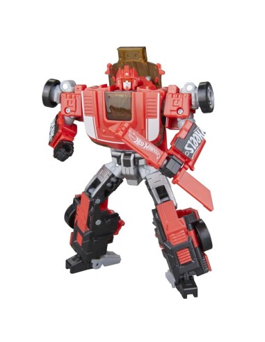 TRANSFORMERS X HOT WHEELS - GT Scorcher -Figurine Collaborative 12.5cm 