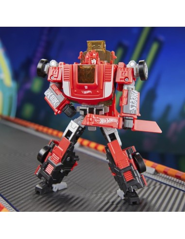TRANSFORMERS X HOT WHEELS - GT Scorcher -Figurine Collaborative 12.5cm 