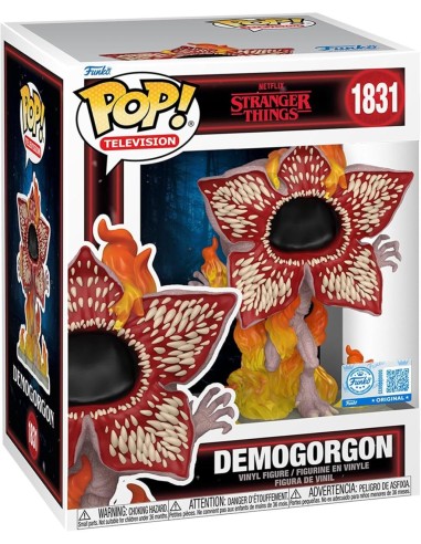 STRANGER THINGS - POP Premium N°1831 - Demorgogon (En Feu) 