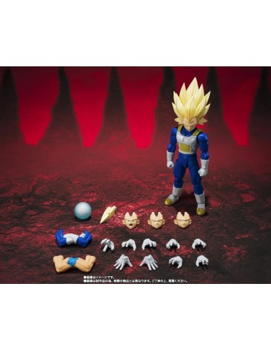 DRAGON BALL DAIMA - Vegeta "Super Sayan 3" - Fig. S.H. Figuarts 15cm 
