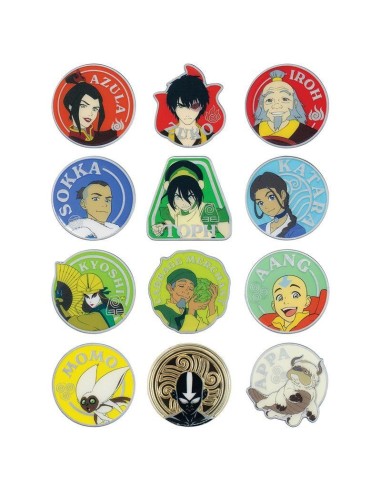 AVATAR LE DERNIER MAITRE DE L'AIR - Mystery Box de 12 Pin's 