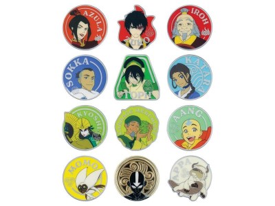 AVATAR LE DERNIER MAITRE DE L'AIR - Mystery Box de 12 Pin's 