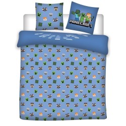 MINECRAFT - Parure de lit 240x220cm + 2x65x65cm  2