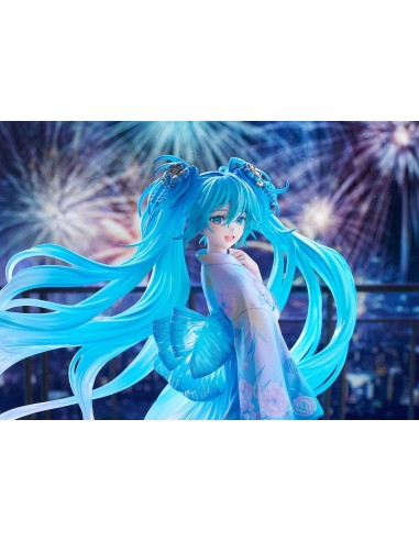 HATSUNE MIKU - Hatsune Miku Music & Fire Works - Statuette 1/7 23cm 