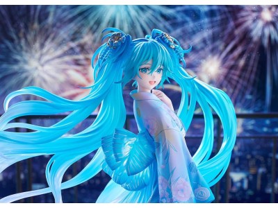 HATSUNE MIKU - Hatsune Miku Music & Fire Works - Statuette 1/7 23cm 