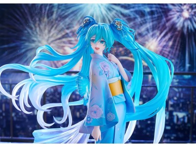 HATSUNE MIKU - Hatsune Miku Music & Fire Works - Statuette 1/7 23cm 
