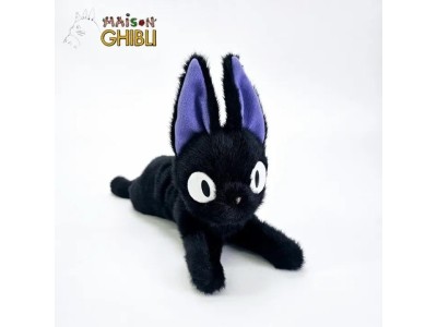 KIKI LA PETITE SORCIERE - Jiji allongé - Peluche Funwari 24cm 